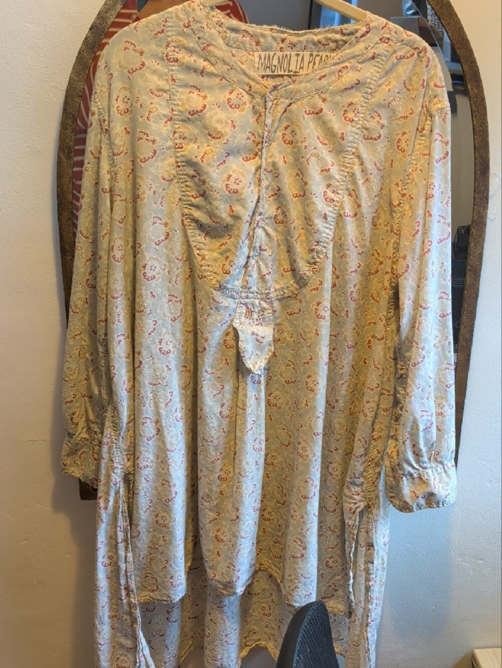 Magnolia Pearl | Tops | Magnolia Pearl Womens Oversized Shirt In Cream ...